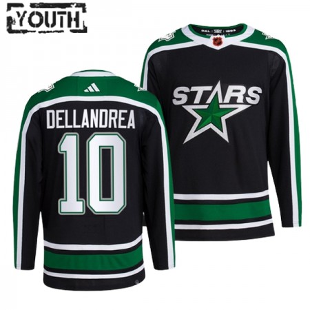 Dallas Stars tröja TY Dellandrea 10 Adidas 2022-23 Svart Reverse Retro 2.0 Authentic - NHL Tröjor Barn